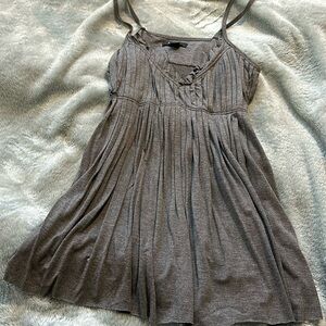 Gray Baby Doll Tank Top-sz M
